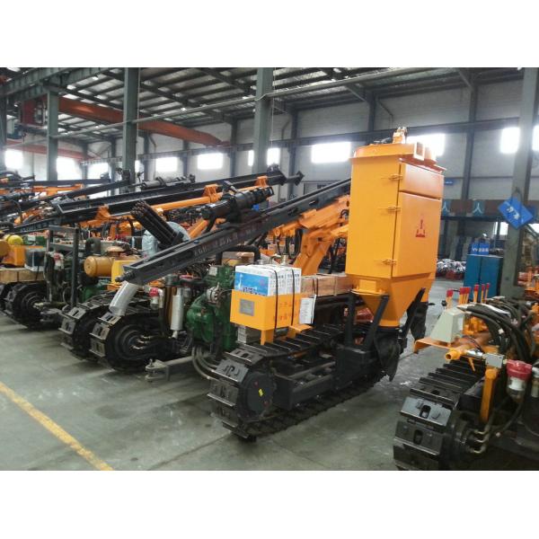 Quality Crawler drilling rig with dust catcher for Quarry  , Highway , Water and electricity for sale