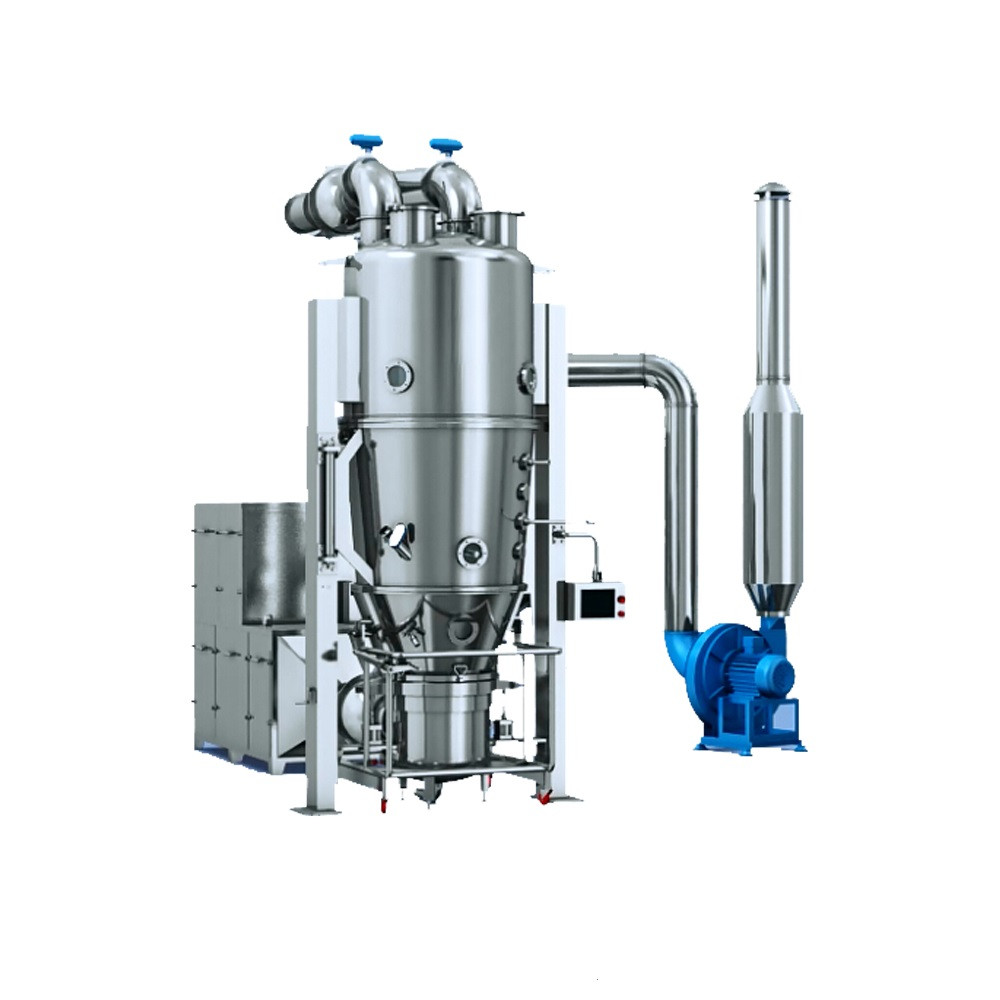 China Chemical Solid Drinks Granulating Machine Fluid Bed Dryer Granulator factory