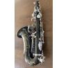 China Minsine Blue Of Silver With Nickel Plated Brass Alto Instrument Accessories Professional Eb OEM China Sax Saxophone Alto factory