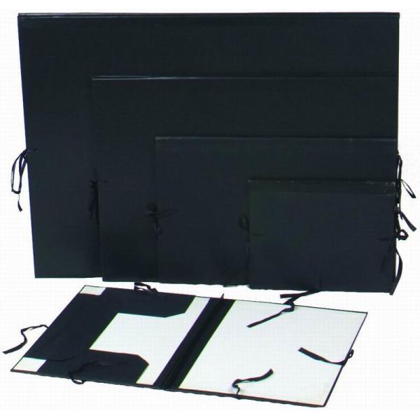 Quality Black Artist Painting Portfolio Folder Paper Organizer Folder With Painting Clip for sale