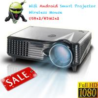 China Professional Good quality LCD LED video projector Android HDMI USB SD for 3D Home Cinema for sale