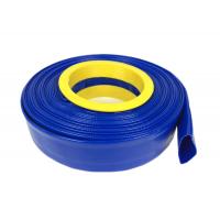 China Standard Pressure Flexible Hose , PVC Layflat Pump Water Hose / Pipe / Tube For Washing Drain factory