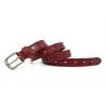China 2.5cm Women's Fashion Leather Belts For Jeans Pants ，Anquite Silver Pin Buckle factory