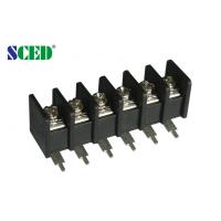 Quality 7.62mm 24 Poles Electrical Barrier Terminal Block for Server Site 300V 15A for sale