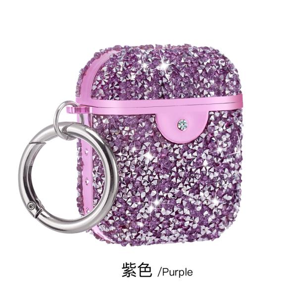 Quality Shockproof Headphone Case Cover Rhinestone Earbud Storage Case Diamond for sale