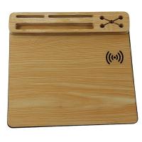 China 24V Rectangle Wood Mouse Pad , Mildew Proof Wooden Mouse Mat factory