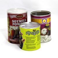 China Custom Aluminium Easy Open Lid Paper Composite Cans for Oatmeal Cereal Dried Fruits and Nuts factory