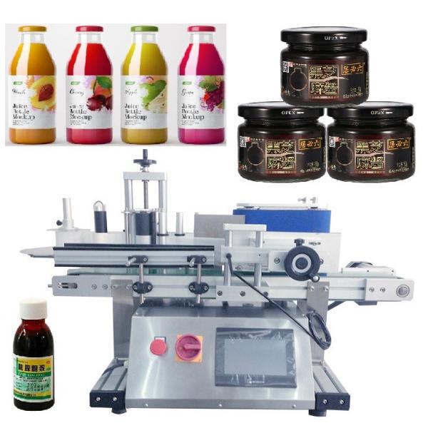 Quality Mitsubishi PLC SS304 Small Bottle Labeling Machine Automatic Label Applicator For Bottles PET Plastic for sale