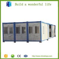 China low cost prefab modular portable hotel steel framed container house prices india factory