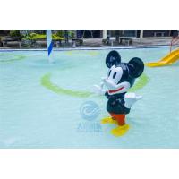 China Mickey Mouse Splash Pad Water Toy Fiberglass For Children Aqua Park factory