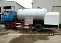 China Road Bobtail LPG Gas Tanker With Mobile Dispenser , Bobtail Propane Delivery Truck factory