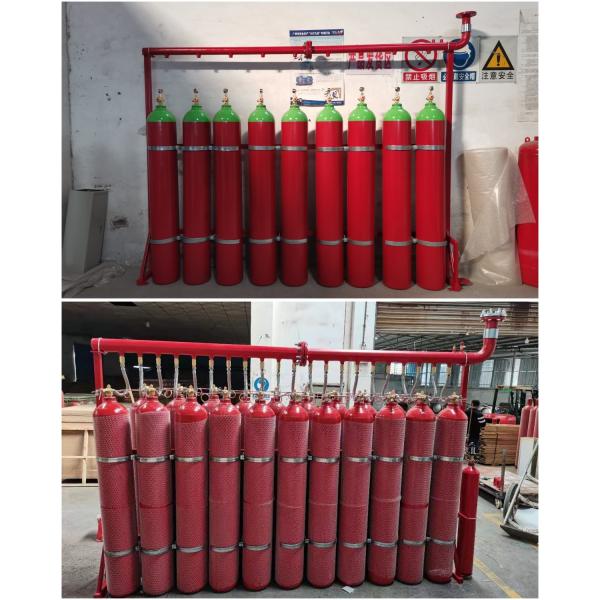 Quality Nitrogen IG100 Inergen Gas Fire Suppression System 80 Liter for sale