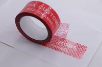China Self Adhesive Tamper Evident Tape Void Warranty Security Sealing Tape factory