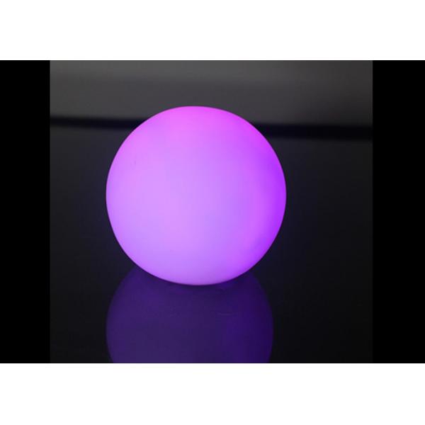 Quality 8 Cm Diameter Small Ball LED Night Light Can Floating On Water For Pool for sale
