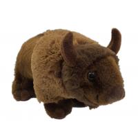 China Unisex 20cm 7.78IN Wild Animal Plush Toys Recycled Material Ox Stuffed Animal For Kids factory