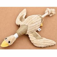 China Brown Color Puppy Teething Toys , Bird Shape Super Chewer Toys 30CM Height factory