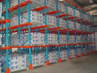 China Cold Rolled Steel Drive In Drive Through Racking System For Industrial Warehouse factory
