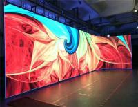 China Curved Indoor LED Advertising Screens , Large 55 Inch Seamless LED Wall factory