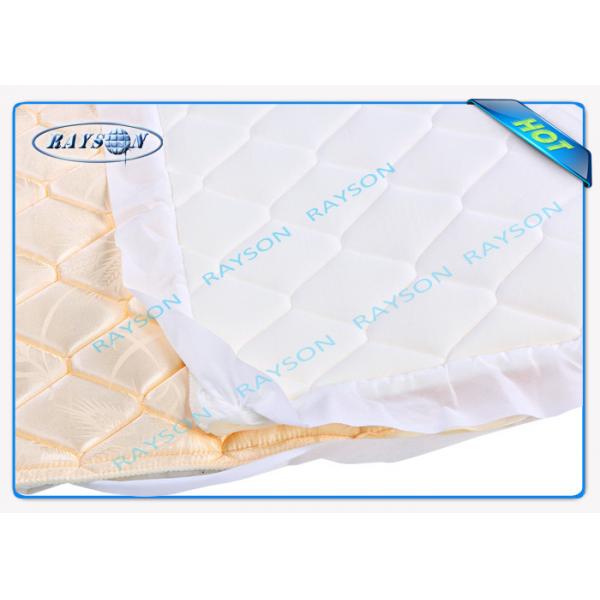 Quality White High Strength PP Non Woven Fabric 17gsm Flame - Retardant for sale