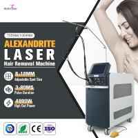 Quality Permanent Alexandrite Laser Hair Removal Machine 755nm 1064nm Wavelength for sale