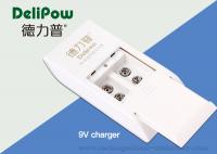 China Microphone 6f22 Recharge Battery Charger , Alkaline Battery Charger 2 Slots factory