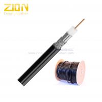 China Non Plenum CM Dual RG6 Quad Shield Coaxial Cable 18 AWG CCS Conductor 75 Ohm factory