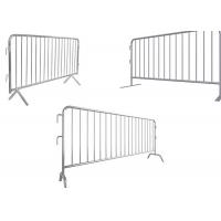 Quality Gauge 16 Crowd Control Barrier Metal Wire Fence Galvanized Steel Barricade for sale