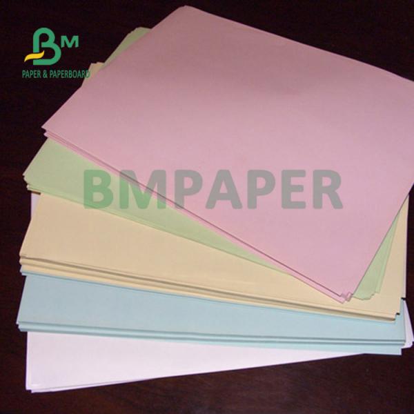 Quality 55gsm Multi Colors Carbonless Copy Paper For Courier Waybill Clear Image for sale