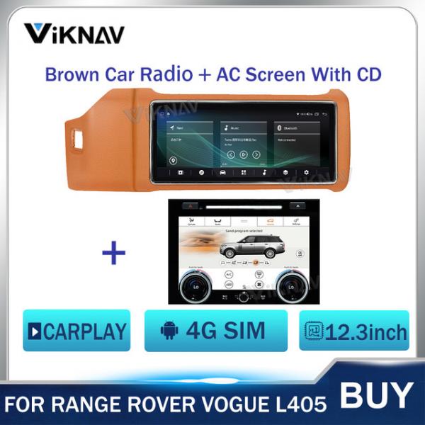 Quality 12.3 Inch Android Car Head Unit For Range Rover Vogue L405 2013 2017 for sale