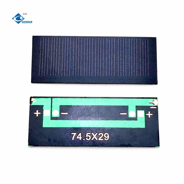 China 0.23W High Efficiency PET Solar Panel ZW-74529-PET Portable Solar Laptop Charger factory