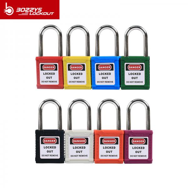 Quality Shock Resistance Safety Lockout Padlocks With Non Conductive PA Lock Bodies for sale