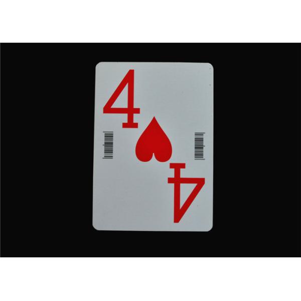 Quality OEM Custom Casino Playing Cards , Quality Embossed Paper Poker Playing Cards for sale