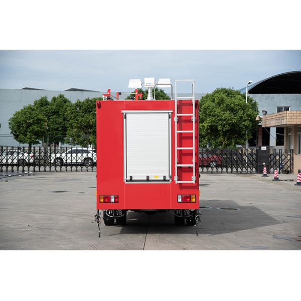 Quality ISUZU Small Rescue Fire Truck with Telescopic Light and Rescue Tools for sale