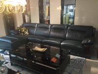 China modern living room furniture genuine leather corner sofa supplier factory