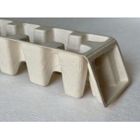 Quality Processed Molded Fiber Packaging End Caps Thermoformed Egg Cartons Molded Pulp for sale