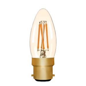 Quality Instant start COB 60mm C37 4W Edison Bulb LED globe filament for sale