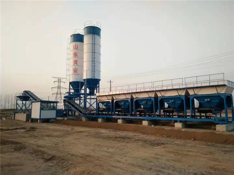 China Continuous Lime Stabilized Soil Mixing Station Twin Shaft Forced Type WDJ600 factory