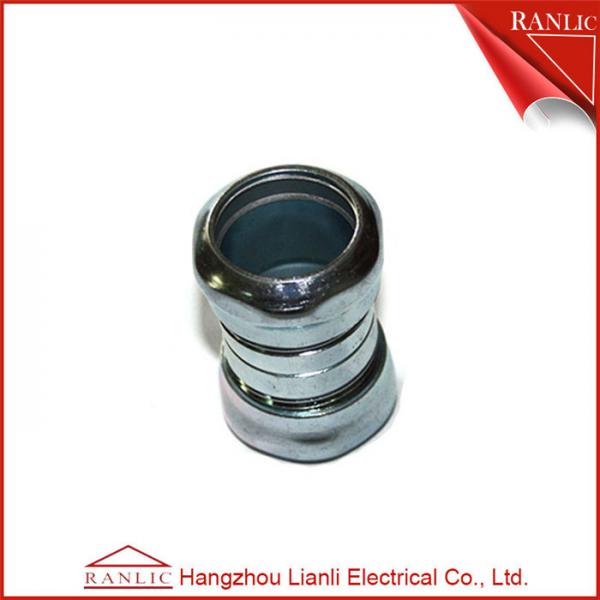 Quality 3" 4" Steel EMT Conduit Fittings Galvanized Compression Coupling UL Listed , for sale