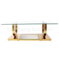 China Luxury tv unit cabinets modern tv stand and coffee table with drawer for living room furniture for sale