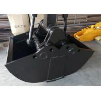 Quality Strong Hydraulic Clamshell Bucket For Excavator , Wheel Excavator Backhoe Clam for sale
