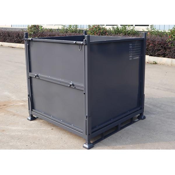 Quality 1.5T Metal Pallet Cage Stillage Q235 Steel For Transportation for sale