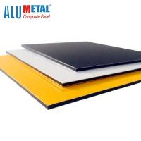Quality 0.4MM 1250mm Fire Rated Aluminium Composite Panel PE Painted Black Acp Sheet for sale