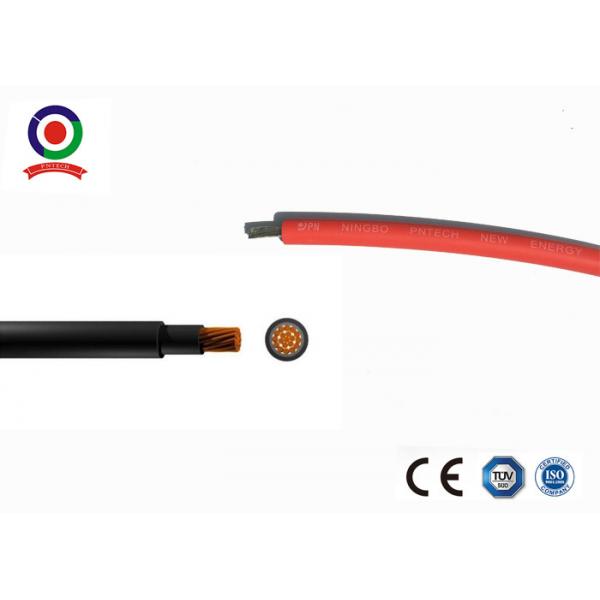 Quality Low Smoke Emission Single Core Solar Cable 16mm² Fire Resistance Performance for sale