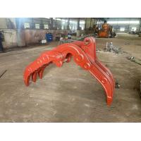 China CE Antiwear Mechanical Grab For Excavator , CAT Jcb Liebherr Scrap Metal Grab factory