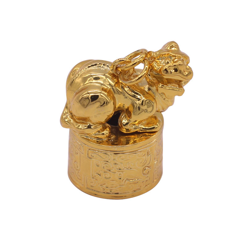 China Design Size Neck 22mm Perfume Bottle Caps Animal Metal Perfume Tops factory