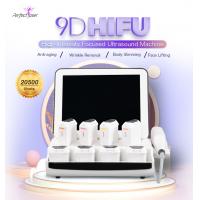 Quality Anti Aging 9D HIFU Beauty Machine Skin Tightening Face Lifting 8 Cartridges for sale