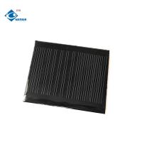 China New Promotion 0.35W Epoxy Resin Solar Panel ZW-6050-M6V Portable Solar Battery factory