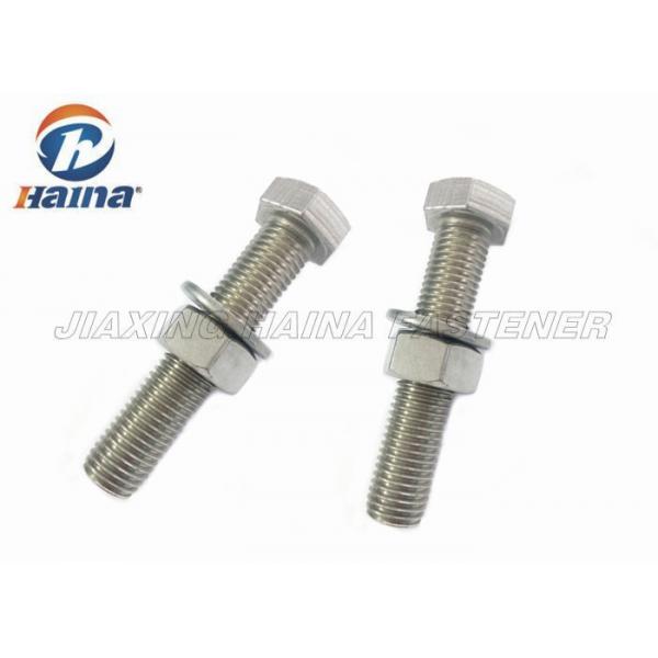 Quality A2 A4 DIN933 M14 High Tensile Allen Hex Head Stock Bolts and nuts for sale