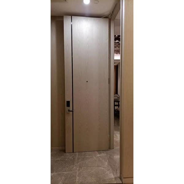 Quality White Walnut Veneer Door Panel 5 Star Hotel Bedroom Furniture 1000*50*2400mm for sale