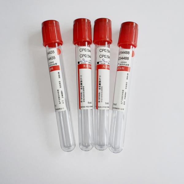 Quality Sterile Safety Plain Red Top Blood Tubes CE ISO 13485 Certificated for sale